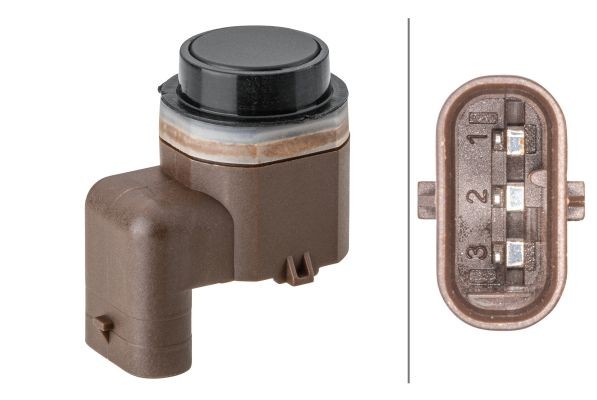 HELLA Parkeringssensor 6PX 358 141-821 6PX 358 141-821 Ryggesensor HELLA KIA SPORTAGE