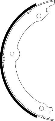 HELLA Σετ σιαγόνων φρένων, χειρόφρενο 8DA 355 051-391 Σιαγωνες φρενων HELLA Lada NIVA 8DA 355 051-391