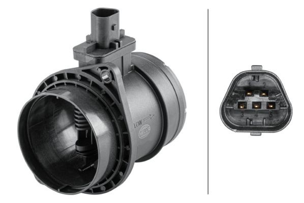 HELLA Luchtmassameter (LMM) 8ET 358 095-631 HELLA 8ET 358 095-631 Luchtmassameter (LMM) Jaguar XE X760 aan een voordelige prijs