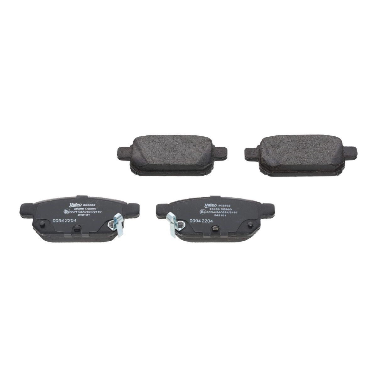 VALEO Plaquettes de frein 302582 VALEO 302582 Plaquettes de frein