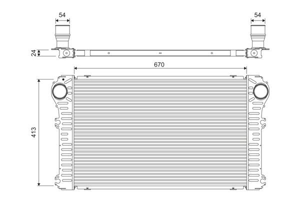 VALEO Interkūlers 818363 VALEO 818363 Starpdzesētājs Toyota Yaris Verso lēti