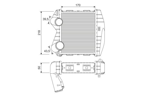 VALEO Chladič plniaceho vzduchu 818366 VALEO 818366 Intercooler Smart 450 za nízku cenu