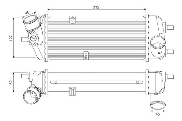 Intercooler VALEO 818383 VALEO 818383: Intercooler Kia CARENS 2013