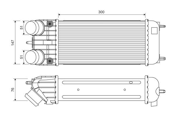 Intercooler VALEO 818385 VALEO 818385: Laddluftkylare Peugeot 208 2025