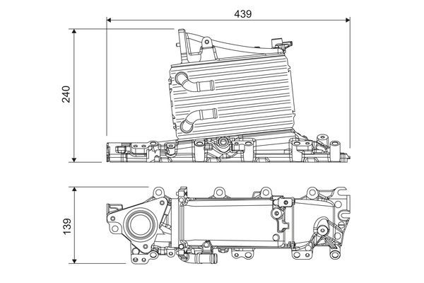 VALEO Intercooler 818683 818683 Intercooler VALEO NISSAN NAVARA