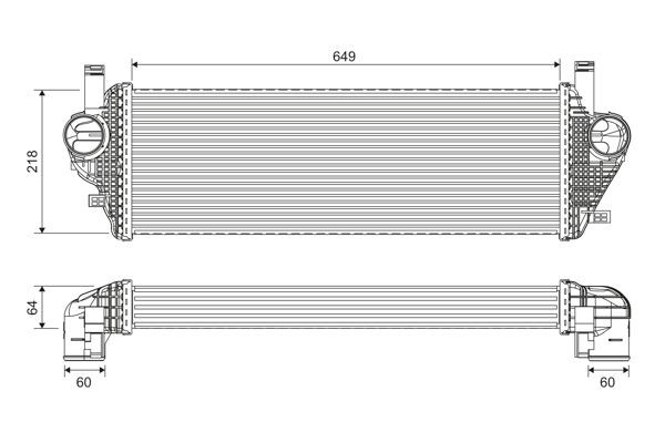 VALEO Chladič plniaceho vzduchu 822903 VALEO 822903 Intercooler OPEL COMBO cena