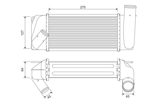 VALEO Intercooler 822905 Intercooler VALEO 4 RUNNER 822905 billige