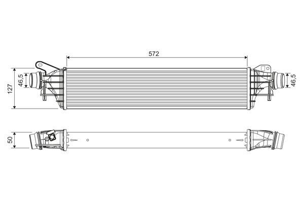 VALEO Vahejahuti 822909 822909 VALEO Õhuradiaator Opel odav