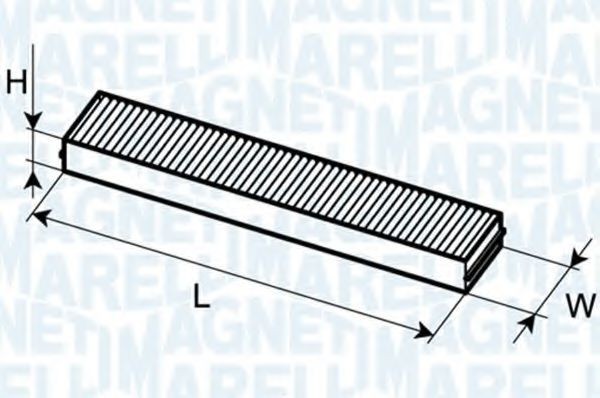 Filtre d'habitacle MAGNETI MARELLI 350203061130 Prix Filtre à pollen MAGNETI MARELLI 350203061130