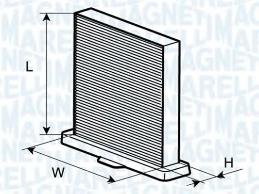 MAGNETI MARELLI Kupéfilter 350203062220 350203062220 MAGNETI MARELLI filter, kupéventilation TOYOTA MR 2