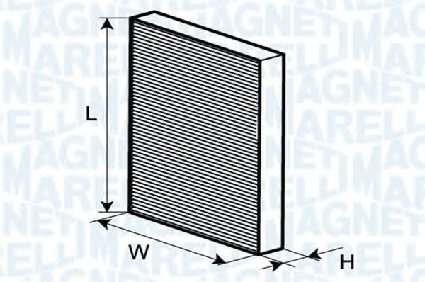 MAGNETI MARELLI Interieurfilter 350203063870 MAGNETI MARELLI 350203063870 Airco filter Colt VI (Z30) prijs