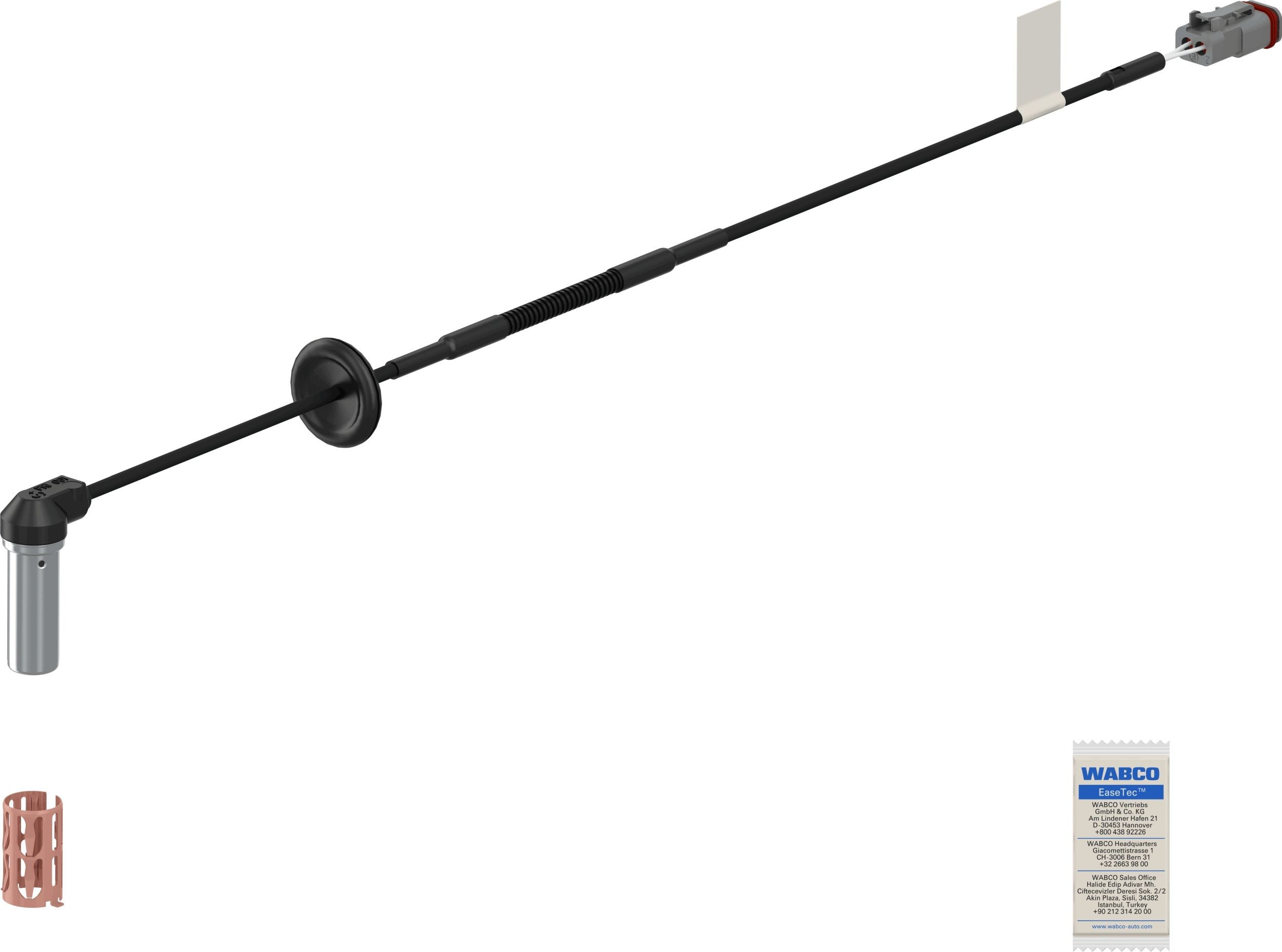 WABCO Kabelreparasjonssett, hjulturtallsensor 4410359372 Hjulsensor kontrollsystem for dekktrykk WABCO PUNTO 4410359372 billige