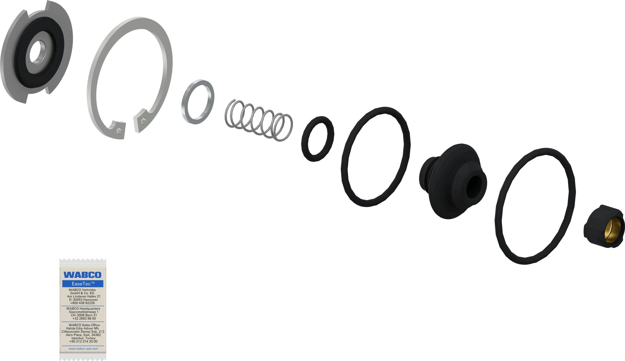 WABCO Reparationssats, bromskraftsregulator 4756040022 4756040022 WABCO bromsservo Subaru IMPREZA