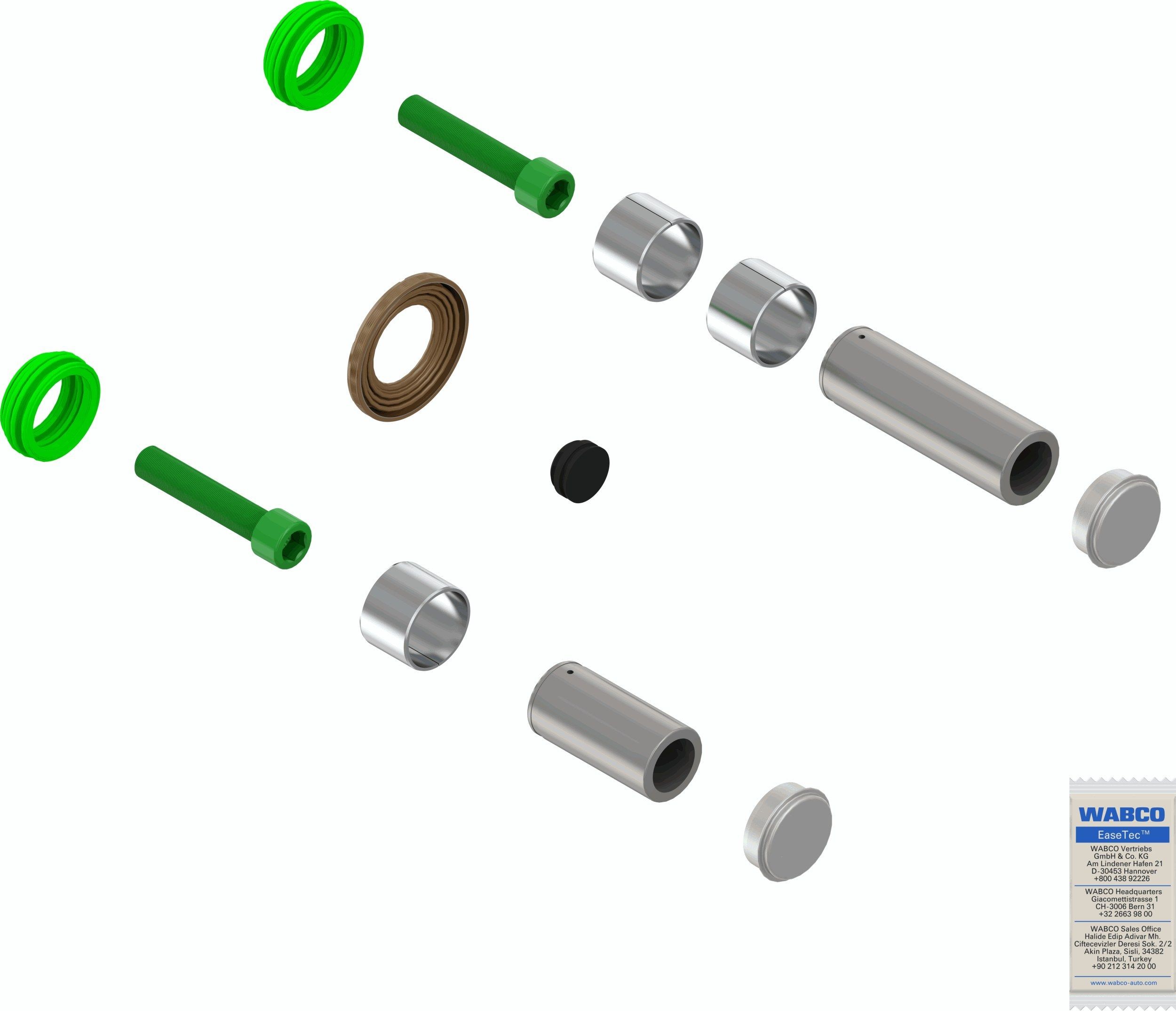 WABCO Reparasjonssett, bremsecaliper 6403229262 Bremseklave reparasjonssett WABCO HYUNDAI 6403229262