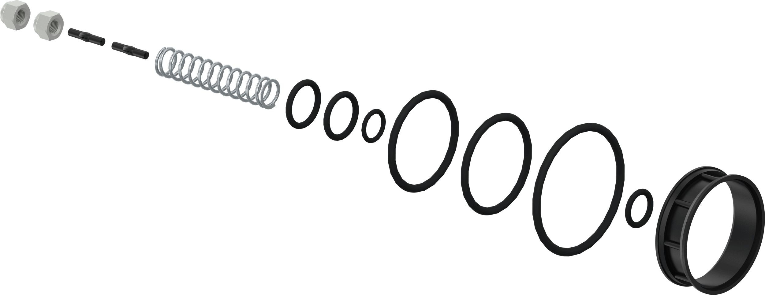 WABCO Reparasjonssett, bremsventil stoppebremse 9617230012 WABCO 9617230012 Reparasjonssett, bremsventil stoppebremse