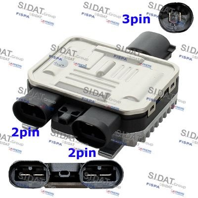 SIDAT Kühlerlüfter-Steuergerät 10.6118 10.6118 Steuergerät, Elektrolüfter (Motorkühlung) FORD TRANSIT SIDAT kaufen