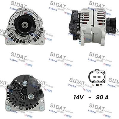 SIDAT Dynamo / Alternator A12BH0529A2 A12BH0529A2 SIDAT Dynamo prijs