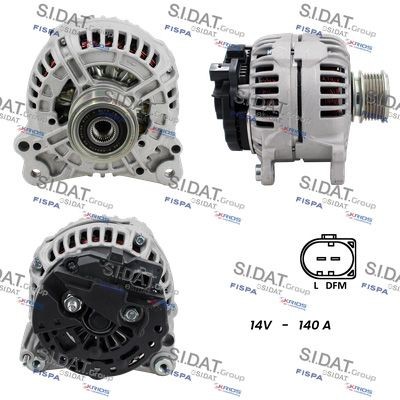 SIDAT Dynamo / Alternator A12BH0530A2 A12BH0530A2 SIDAT Generator