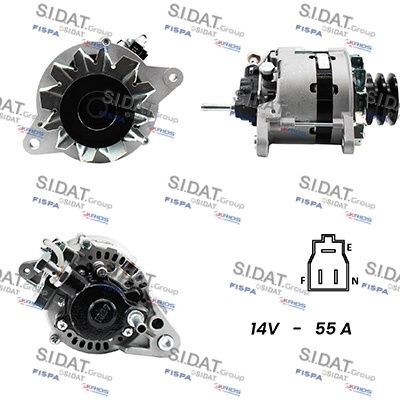 SIDAT Alternateur A12DE0374A2 Toyota RAV 4 Alternateur SIDAT A12DE0374A2