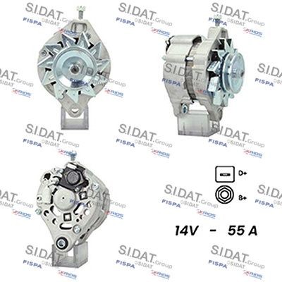 Lichtmaschine SIDAT A12DE1115A2 SIDAT A12DE1115A2: Startergenerator Lada NOVA 2002