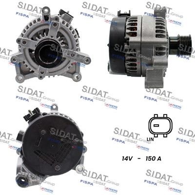 Dynamo / Alternator SIDAT A12DE1236 SIDAT A12DE1236: Wisselstroomdynamo BMW X3 2023