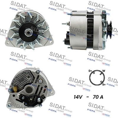 SIDAT Alternátor A12LU0149A2 SIDAT Alternátor A12LU0149A2 hodnotenie