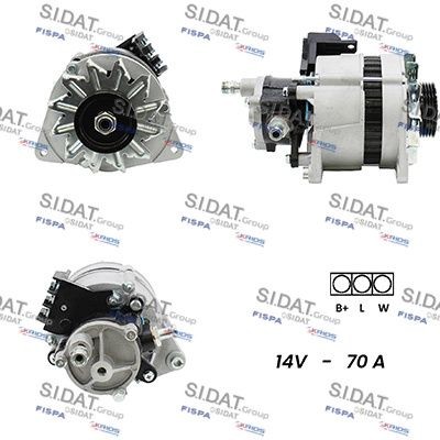 SIDAT Alternateur A12MA0089A2 Alternateur SIDAT COUGAR A12MA0089A2 pas cher