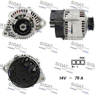 SIDAT Alternator A12MA0562A2 A12MA0562A2 SIDAT SMART generator