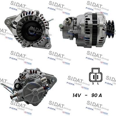 SIDAT Dynamo / Alternator A12MH0044A2 A12MH0044A2 Dynamo SIDAT HYUNDAI COUPE