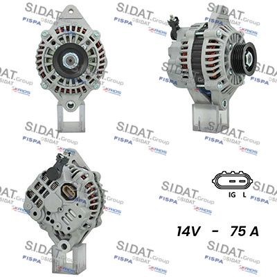 SIDAT Generator A12MH0371 A12MH0371 SIDAT dynamo Suzuki LIANA