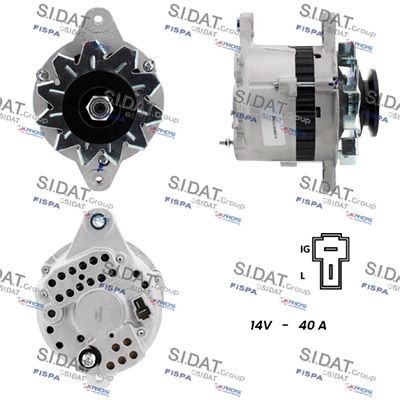 SIDAT Alternátor A12MH0707A2 Alternátor SIDAT Suzuki WAGON R+ A12MH0707A2