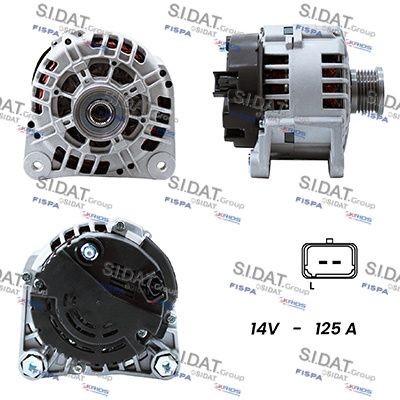 SIDAT Lichtmaschine A12VA0020A2 Lichtmaschine SIDAT Mitsubishi PAJERO A12VA0020A2