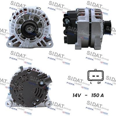 SIDAT Alternátor A12VA0390A2 A12VA0390A2 Alternátor SUZUKI WAGON R+ SIDAT