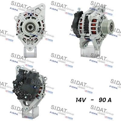 SIDAT Alternátor A12VA0689A2 SIDAT Alternátor HYUNDAI A12VA0689A2