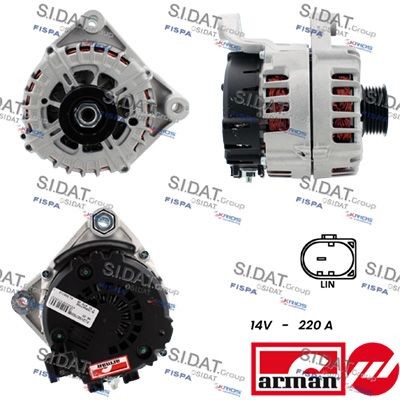 SIDAT Dynamo A12VA0792AS A12VA0792AS Dynamo SIDAT BMW X6