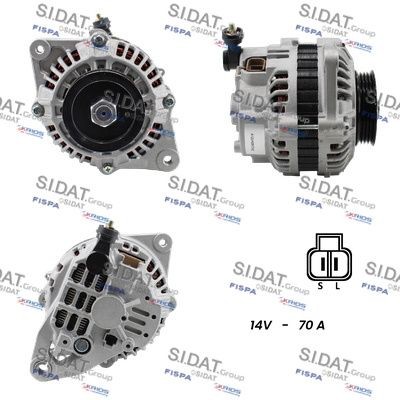 SIDAT Generator A12VA0817A2 A12VA0817A2 SIDAT växelströmsgenerator Kia CARENS