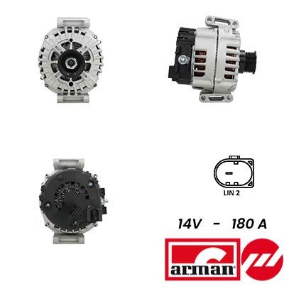 SIDAT Dynamo / Alternator A12VA0968AS A12VA0968AS Generator MERCEDES-BENZ CLC SIDAT