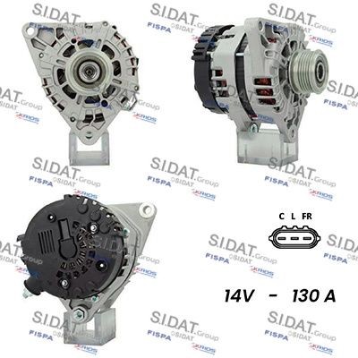 SIDAT Alternátor A12VA1129A2 Alternátor HYUNDAI SIDAT A12VA1129A2