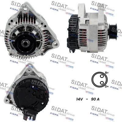 SIDAT Lichtmaschine A12VA1132A2 Startergenerator SIDAT C8 A12VA1132A2 günstig