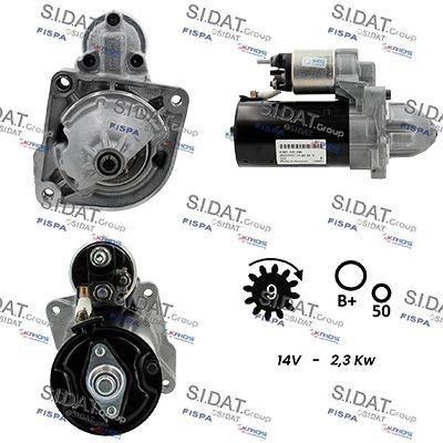 SIDAT Motorino avviamento S12BH0016A2 S12BH0016A2 Motorino avviamento PEUGEOT BOXER SIDAT costo