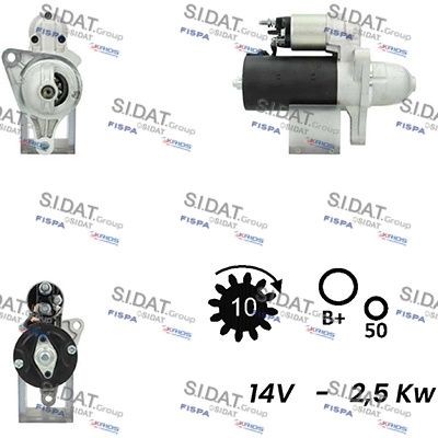 Démarreur SIDAT S12BH0396A2 SIDAT S12BH0396A2 Starter Dodge NITRO 2011