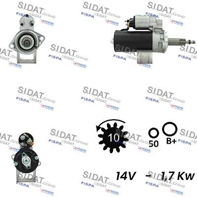 SIDAT Starter S12BH0656A2 Starter SIDAT Porsche 944 S12BH0656A2