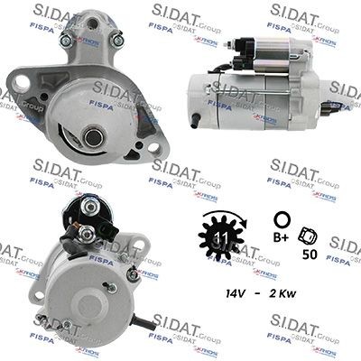 SIDAT Démarreur S12DE0088A2 Starter SIDAT AVENSIS S12DE0088A2 pas cher