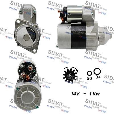 SIDAT Motorino avviamento S12VA0048A2 S12VA0048A2 Motorino avviamento MERCEDES-BENZ Classe C SIDAT costo