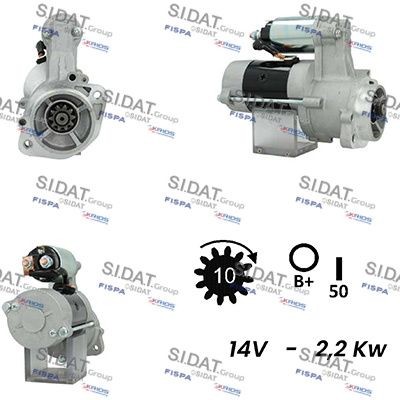 SIDAT Motor de arranque S12VA0174A2 SIDAT S12VA0174A2 Motor de arranque H-1 preço