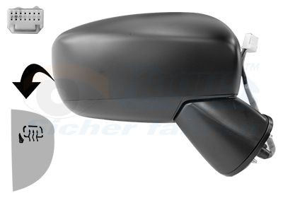 Sidespeil VAN WEZEL 5257808 VAN WEZEL 5257808 Sidespeil SUZUKI IGNIS 2007