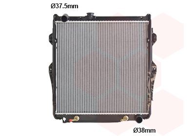 VAN WEZEL Radiateur 53012700 VAN WEZEL 53012700 Radiator Previa / Estima III (XR50) originele prijs