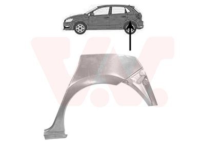 Passaruota VAN WEZEL 5829147 VAN WEZEL 5829147 Passaruota Volkswagen POLO 2015