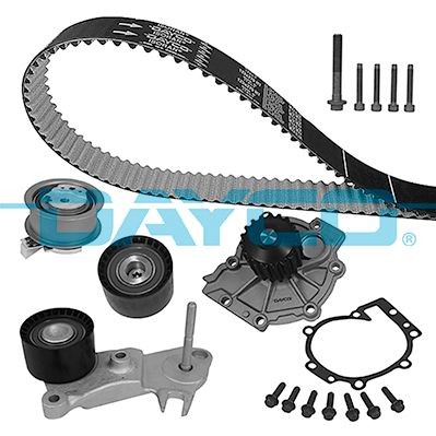 Kit cinghia distribuzione, pompa acqua DAYCO KTBWP11900 DAYCO KTBWP11900 Pompa acqua + kit cinghia distribuzione Volvo XC60 2024