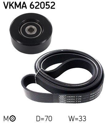 SKF Kileremssæt VKMA 62052 SKF VKMA62052 Maxima VII (A35) Kileremssæt pris